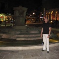 La place des lions et la fontaine Morosini