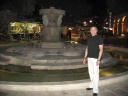 La place des lions et la fontaine Morosini